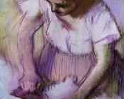 埃德加 德加 : Woman Ironing